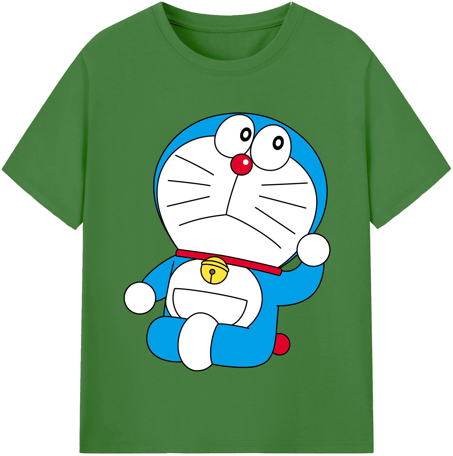 （画像用） ドラえもん Doraemon レディースカジュアルプリントTシャツ（綿100％）